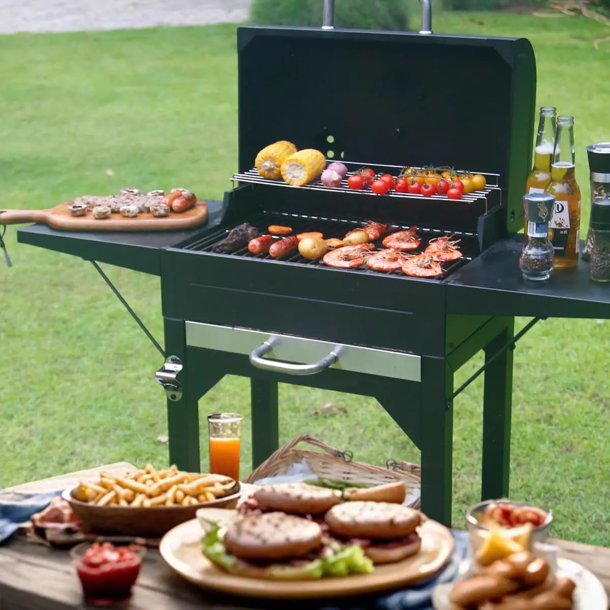Grătar cu cărbuni MASTERCOOK — imaginea 4