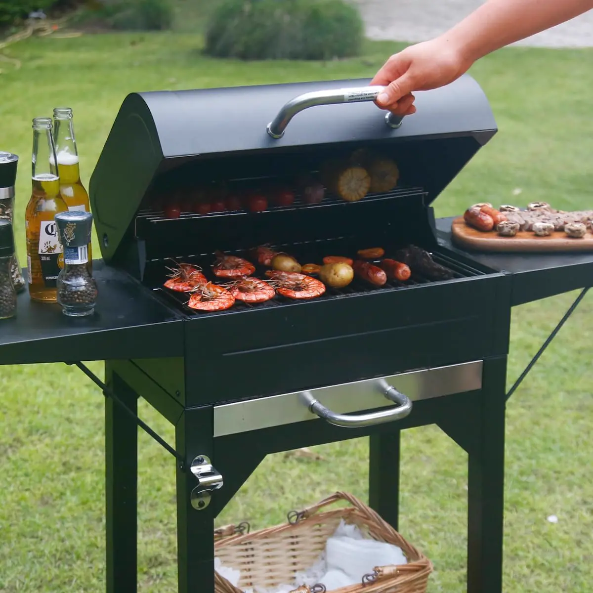 Grătar cu cărbuni MASTERCOOK — imaginea 5